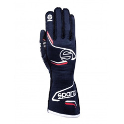 FIA závodní rukavice Sparco ARROW+ (vnější šití), modrá/červená