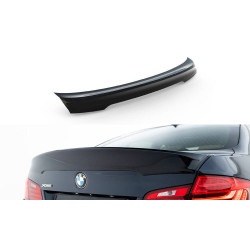 MAXTON DESIGN spoiler (CSL look) pro BMW 5 Sedan F10 / F10 Facelift, lesklá černá