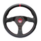Volanty 3 ramenný sportovní volant Sparco R383 CHAMPION, 330mm, kůže, 39mm odsazení, černá/červená | race-shop.cz