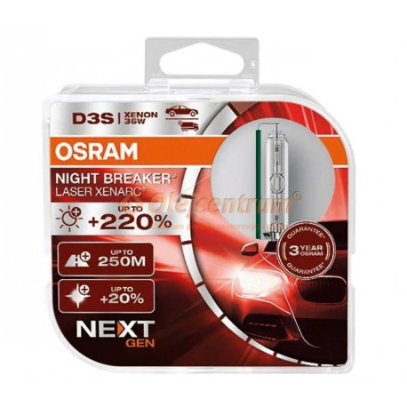 Bazar Xenonové žárovky Osram XENARC NIGHT BREAKER LASER (NEXT GEN) D3S (2ks) POŠKOZENÉ | race-shop.cz