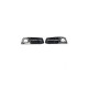 Body kit a vizuální doplňky RACES rámečky mlhovek pro Audi A4 B8 Chrome Black | race-shop.cz