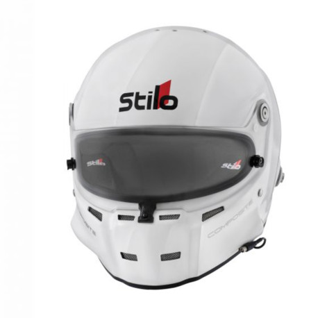 Uzavřené přilby STILO ST5F s FIA HANS, White with Black interior | race-shop.cz