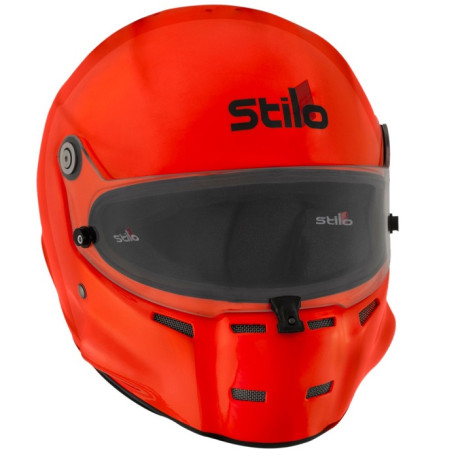 Uzavřené přilby STILO ST5F Offshore s FIA HANS, Neonově oranžová | race-shop.cz