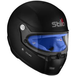 Uzavřená kartingová přilba STILO ST5, černá s modrým interiérem