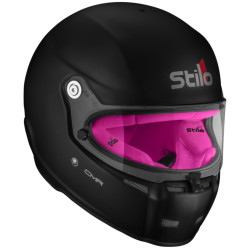 STILO Motokárová přilba ST5 CMR 2016, Černá s růžovým interiérem