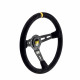 Bazar 3 ramenný volant OMP RS, 350mm semiš, 72mm POŠKOZENÉ | race-shop.cz