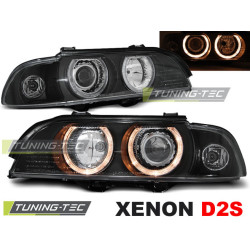 XENON SVĚTLA angel eyes ČERNÁ pro BMW E39 09.95-06.03 POŠKOZENÉ