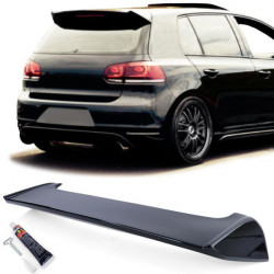 Zadní spoiler střešní hrana černý lesk pro VW Golf 6 GTI Sedan 09-13 OPENED