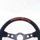 Volanty 3 ramenný sportovní volant Cusco Racing, 330mm, semiš, 90mm odsazení, černá | race-shop.cz