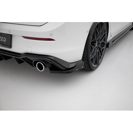 Body kit a vizuální doplňky Zadní boční splitter V2 + klapky Volkswagen Golf GTI / GTE Mk8 | race-shop.cz