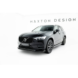 MAXTON DESIGN přední splitter pro Volvo XC60 Mk2, lesklá černá