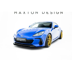Street Pro Přední splitter Subaru BRZ Mk2 (černá-červená)