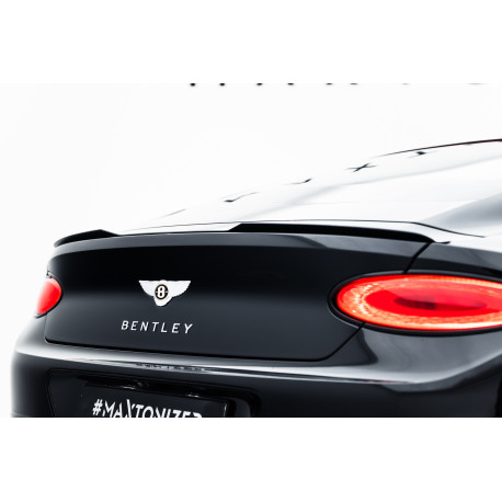 Body kit a vizuální doplňky MAXTON DESIGN lip kufru pro Bentley Continental GT Coupe Mk3, lesklá černá | race-shop.cz