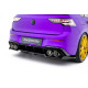 Body kit a vizuální doplňky MAXTON DESIGN zadní splitter pro Volkswagen Golf R Mk8 / Mk8 Facelift (se svislými lištami), lesklá černá, V2 | race-shop.cz
