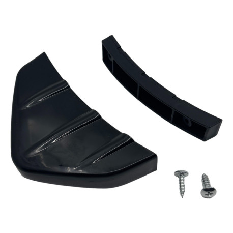 Body kit a vizuální doplňky RACES universal rear lower diffuser fin - Černá | race-shop.cz