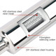 Kulatý - Jednostěnné Výfukový tlumič RACES Chrome 89mm, vstup 2,75" (70mm) | race-shop.cz