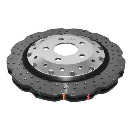 Brzdy DBA DBA 5000 series Křížové vrtání & Prohlubně Silver Hat DBA52834WSLVXD | race-shop.cz