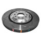 Brzdy DBA DBA 5000 series T3 Drážkování Silver Hat DBA52808V2SLVS | race-shop.cz