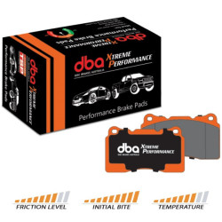 DBA Brzdové destičky Xtreme Performance ECE R90 certifikované Přední Náprava DB7986XP