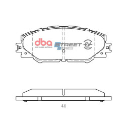 DBA Street Series EV Brzdové destičky DB1801SSEV