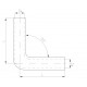 Kolena 90° redukční Silikonová hadice - redukční koleno RACES Basic 90° - 51mm (2") na 76mm (3") | race-shop.cz