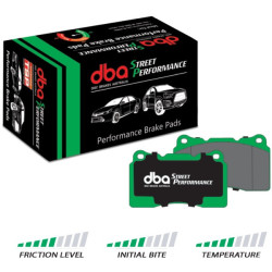 DBA Brzdové doštičky Street Performance, Přední náprava DB15124SP