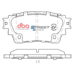 DBA Street Series EV brzdové destičky DB15049SSEV