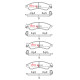 Brzdy DBA DBA Brzdové Doštičky Race Performance DB1353RP | race-shop.cz