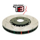Brzdy DBA DBA 5000 series T3 Drážkovaní Black Hat DBA52880BLKS (2 ks) | race-shop.cz