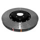 Brzdy DBA DBA 5000 series Crossed Drilled & Slotted 2-Piece Black Hat Left Hand DBA52608BLKLXS (2 pcs) | race-shop.cz