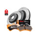 Brzdy DBA DBA Brzdový Kit 4000 Series T3 Drážkování & Xtreme Performance Brzdový destičky DBA42959S-2063XP | race-shop.cz