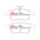 Brzdy DBA DBA Brzdový Kit 4000 Series T3 Drážkování & Street Performance Brzdový destičky DBA42957S-1763SP | race-shop.cz