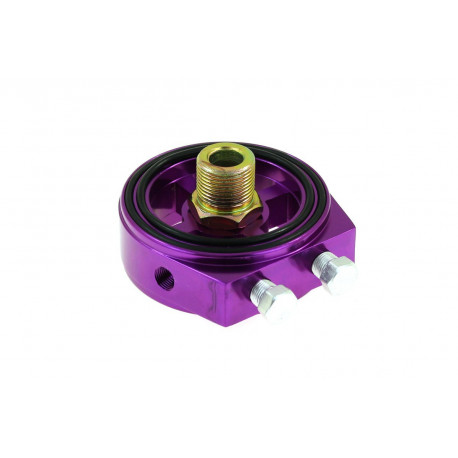Adaptéry pod olejový filtr Adaptér pod olejový filtr na připojení snímačů RACES purple | race-shop.cz