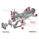 Whiteline Whiteline REV096.0002 silentbloky pro uchycení pomocného rámu | race-shop.cz