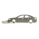 Car-Shapes klíčenky Audi A4 B6 limousine stainless steel keychain | race-shop.cz