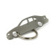Car-Shapes klíčenky BMW 5 series E39 limousine stainless steel keychain | race-shop.cz
