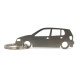 Car-Shapes klíčenky VW Volkswagen Polo 6N 5d stainless steel keychain | race-shop.cz