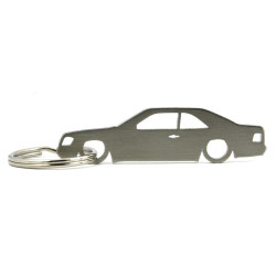 Mercedes E W124 coupe klíčenka z nerezové oceli