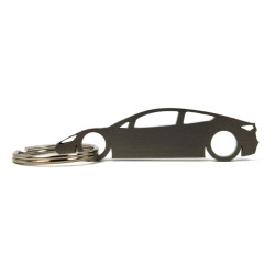 Tesla Roadster 2018 klíčenka z nerezové oceli