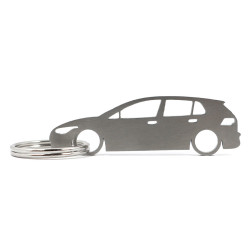VW Volkswagen Golf MK8 5d klíčenka z nerezové oceli