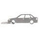 Car-Shapes klíčenky Opel Astra F sedan stainless steel keychain | race-shop.cz