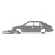 Car-Shapes klíčenky FSO Polonez Borewicz stainless steel keychain | race-shop.cz