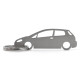 Car-Shapes klíčenky Fiat Grande Punto 3d klíčenka z nerezové oceli | race-shop.cz