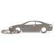 Car-Shapes klíčenky Peugeot 406 coupe klíčenka z nerezové oceli | race-shop.cz