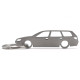 Car-Shapes klíčenky Peugeot 406 wagon klíčenka z nerezové oceli | race-shop.cz