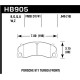 Brzdové desky HAWK performance Hawk Brzdové desky DTC-60 HB905G.646 | race-shop.cz
