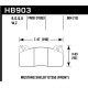 Brzdové desky HAWK performance Hawk Brzdové desky DTC-80 HB903Q.604 | race-shop.cz