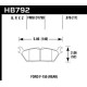 Brzdové desky HAWK performance Hawk Brzdové desky DTC-60 HB792G.676 | race-shop.cz