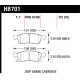 Brzdové desky HAWK performance Hawk Brake Pad HPS HB701F.723 | race-shop.cz