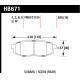 Brzdové desky HAWK performance Hawk Brake Pad HP Plus HB671N.628 | race-shop.cz